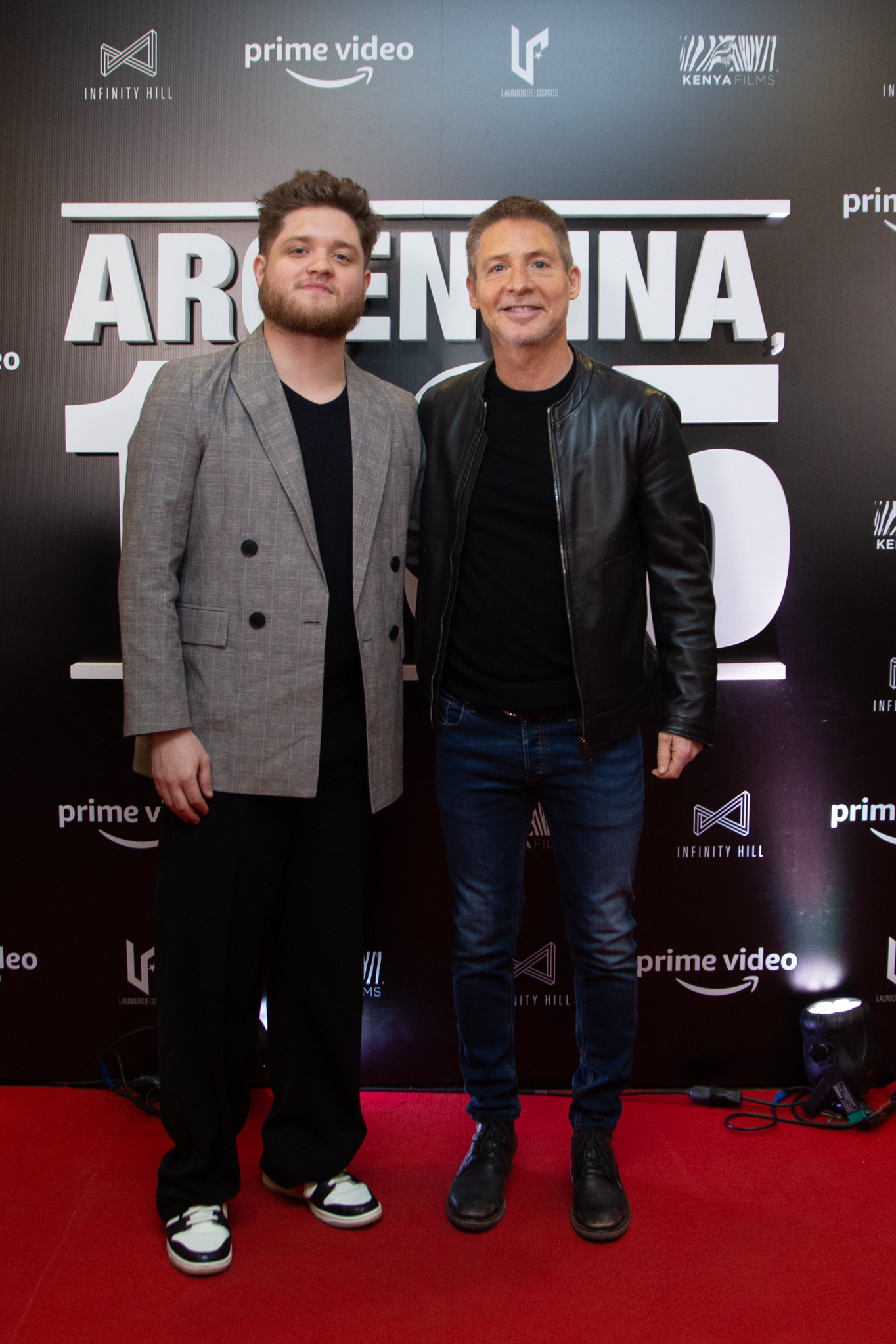 Adrián Suar y su hijo Toto