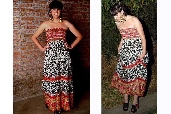 Magdalena Lardapide Dos Santos envió este look que usó para una fiesta de egresados