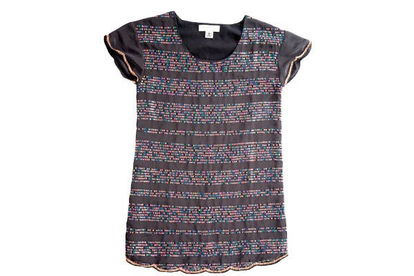 Vestido bordado con lentejuelas de colores (Paula Cahen D´Anvers, $1700)