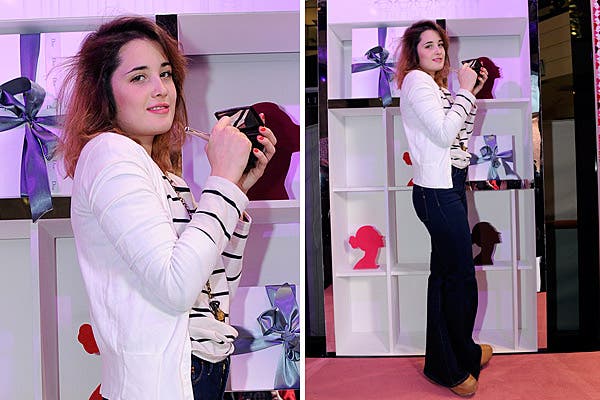 Flor Torrente también estuvo en la final de Dior Make Up Talent en Unicenter y aprovechó para probarse los labiales Dior Addict, el último lanzamiento