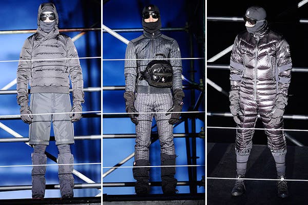 No, no somos malas, pero nuestros conocidos se pondrían esta ropa de Moncler Grenoble sólo para una fiesta de disfraces, ¿no?