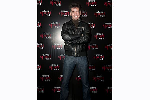 Diego Díaz no quiso perderse el lanzamiento del nuevo perfume Armani Sport Code