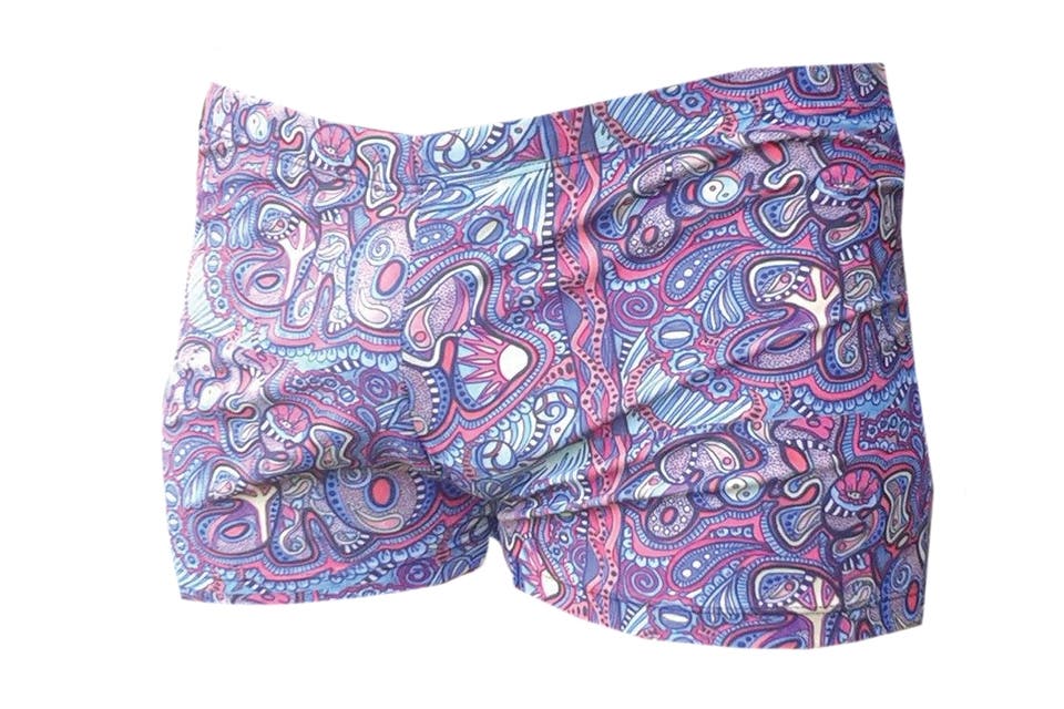 Modelo Woodstock (Zungas Amor, $450) para rugbiers cool