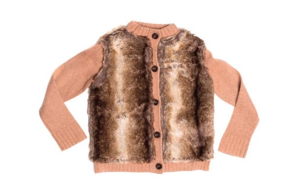 Saco de lana y piel (Little Akiabara, $473)