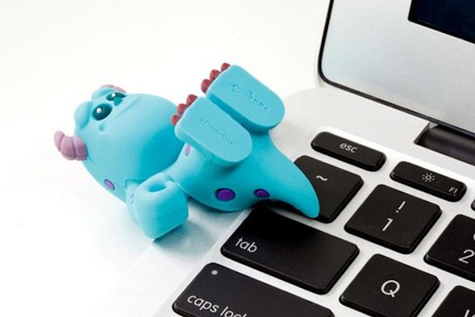Sulley, de la película Monster Inc, en forma de dispositivo USB. ¡Nos encantó!
