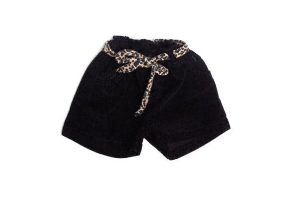 Shorts de corderoy con lazo (Cheeky, $162)