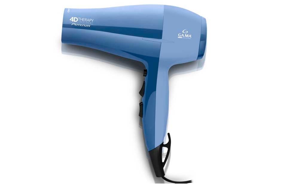 Secador Potenza 4D, ultra liviano. Incluye 1 boquilla. 3 temperaturas, 2 velocidades y cool shot. Ga.ma, $859