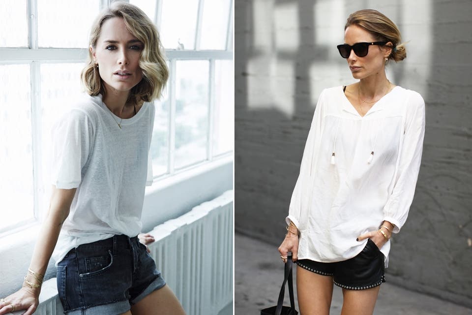 Remeritas y camisas blancas, la base para cualquier look