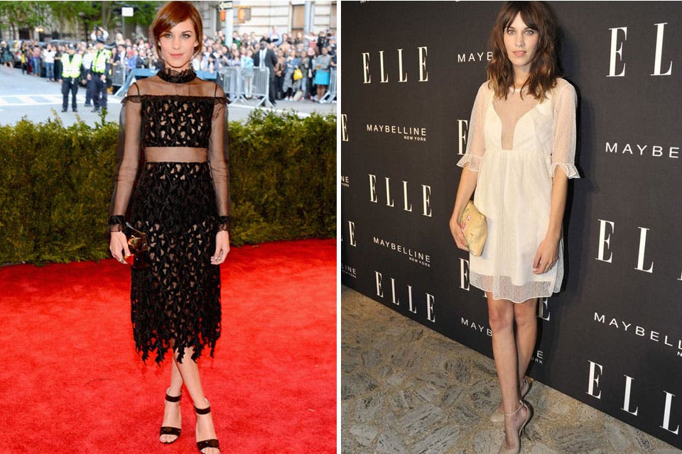 Alexa Chung con dos opciones divinas. ¿Cuál te gusta más?