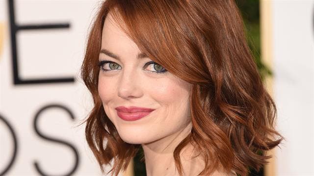Emma Stone es una prionera del blunt bob, que parece hecho para su rostro: la estiliza y le da frescura