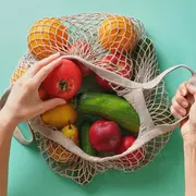 8 bolsones ecológicos de frutas y verduras