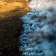 Incendios forestales en el Río Paraná