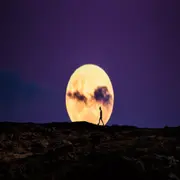 Superluna llena de Esturión.