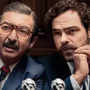 Ricardo Darin y Peter Lanzani en Argentina, 1985.