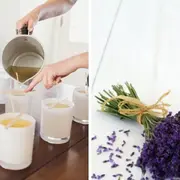 Las velas a base de aceite usado y esencias aromáticas son simples de hacer y súper rendidoras.
