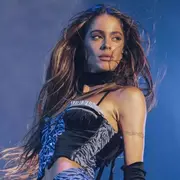 Tini Stoessel durante su show.