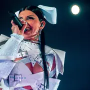 Show de Cazzu en el Luna Park en septiembre pasado. Ahora estará en la Marcha del Orgullo.