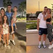 Varios de los futbolistas se mostraron en las redes luciendo esta llamativa combinación.