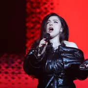 Mon Laferte conmovió con un show en el Movistar Arena, en Buenos Aires.