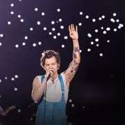 Harry Styles durante su primer show en Buenos Aires.