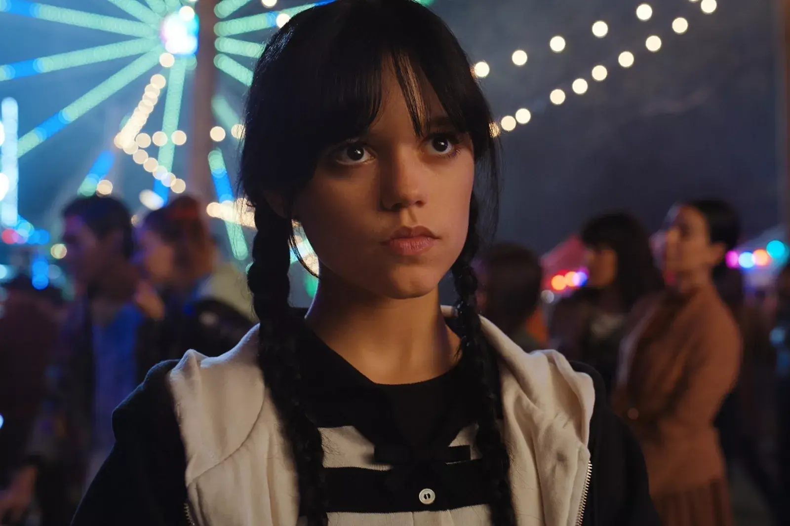 Merlina, el personaje interpretado por Jenna Ortega.