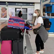 Karen Barg, por partir a España.