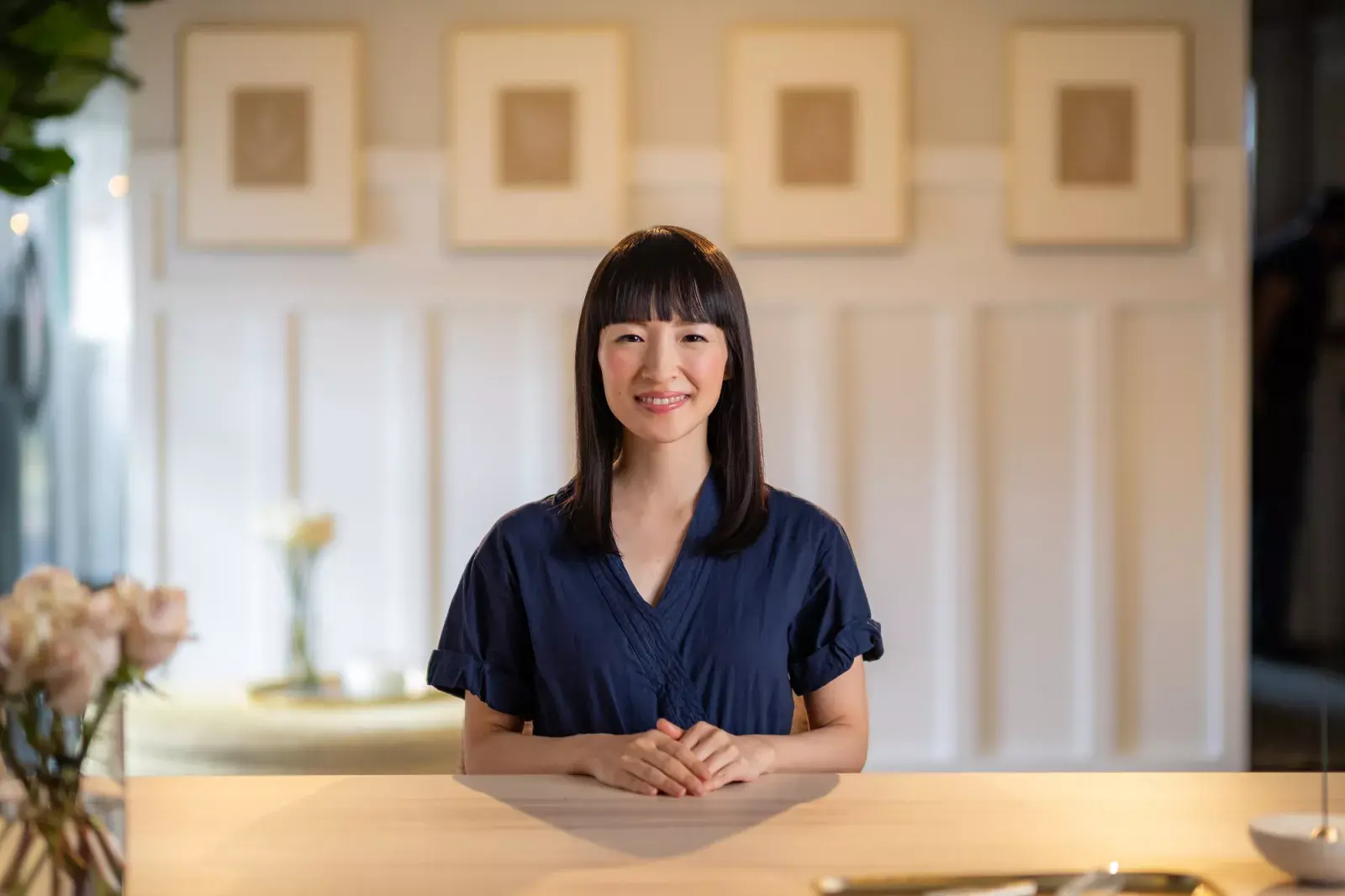 Marie Kondo presentó su nuevo libro.