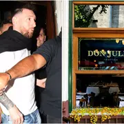 Messi fue a cenar a la parrilla Don Julio y causó furor en la gente.