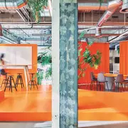 Una oficina diseñada por el Atelier van Berlo (holanda) pensando en las nuevas formas de trabajo.