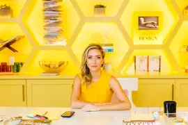 La directora ejecutiva y fundadora de Bumble, Whitney Wolfe, 