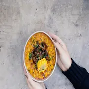 Receta de locro vegano.