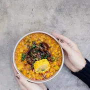 Receta de locro vegano.