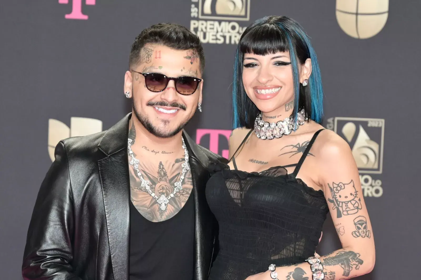 Cazzu y Christian Nodal, una historia de amor que surgió en el escenario.