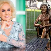La polémica escultura que rinde homenaje a Mirtha Legrand.