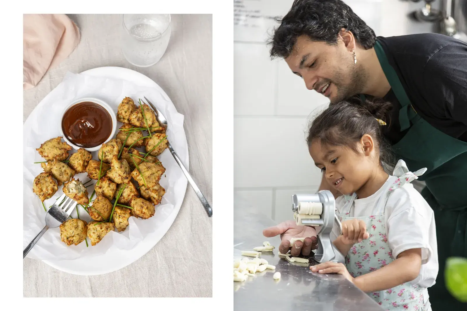 El chef Julio Báez, el chef estrella del momento, le puso Julia a su primer restaurante en honor a su hija