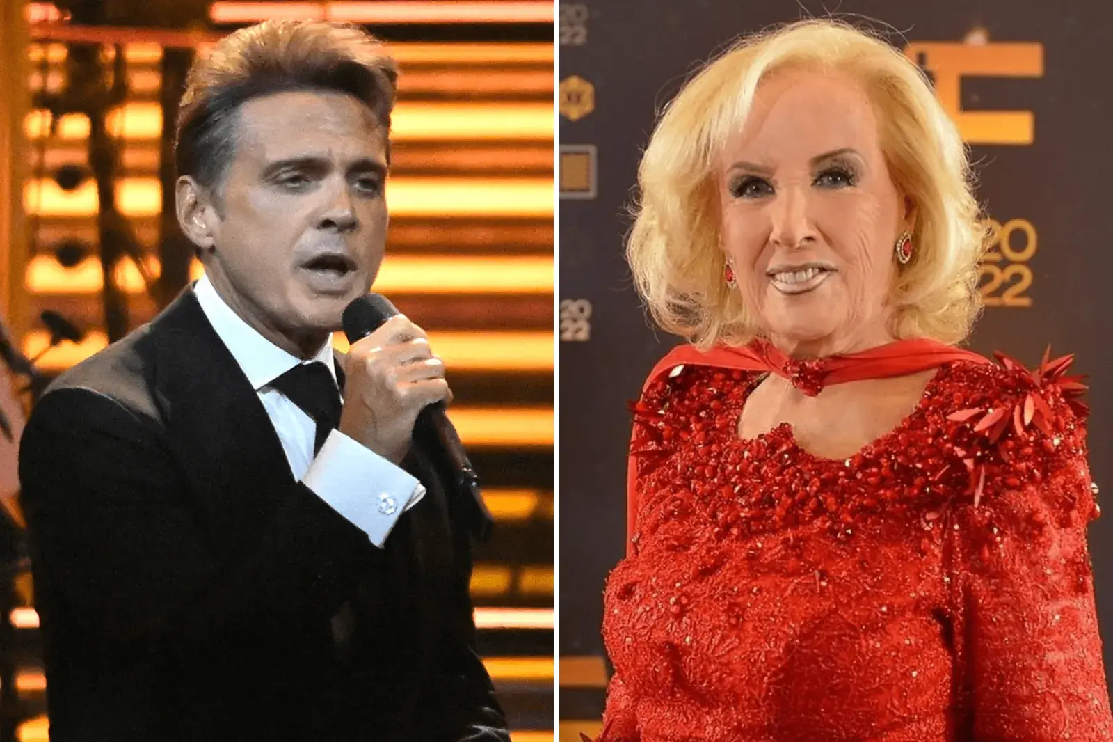 Mirtha Legrand fue ovacionada en el show de Luis Miguel: el cantante bajó del escenario y la saludó.