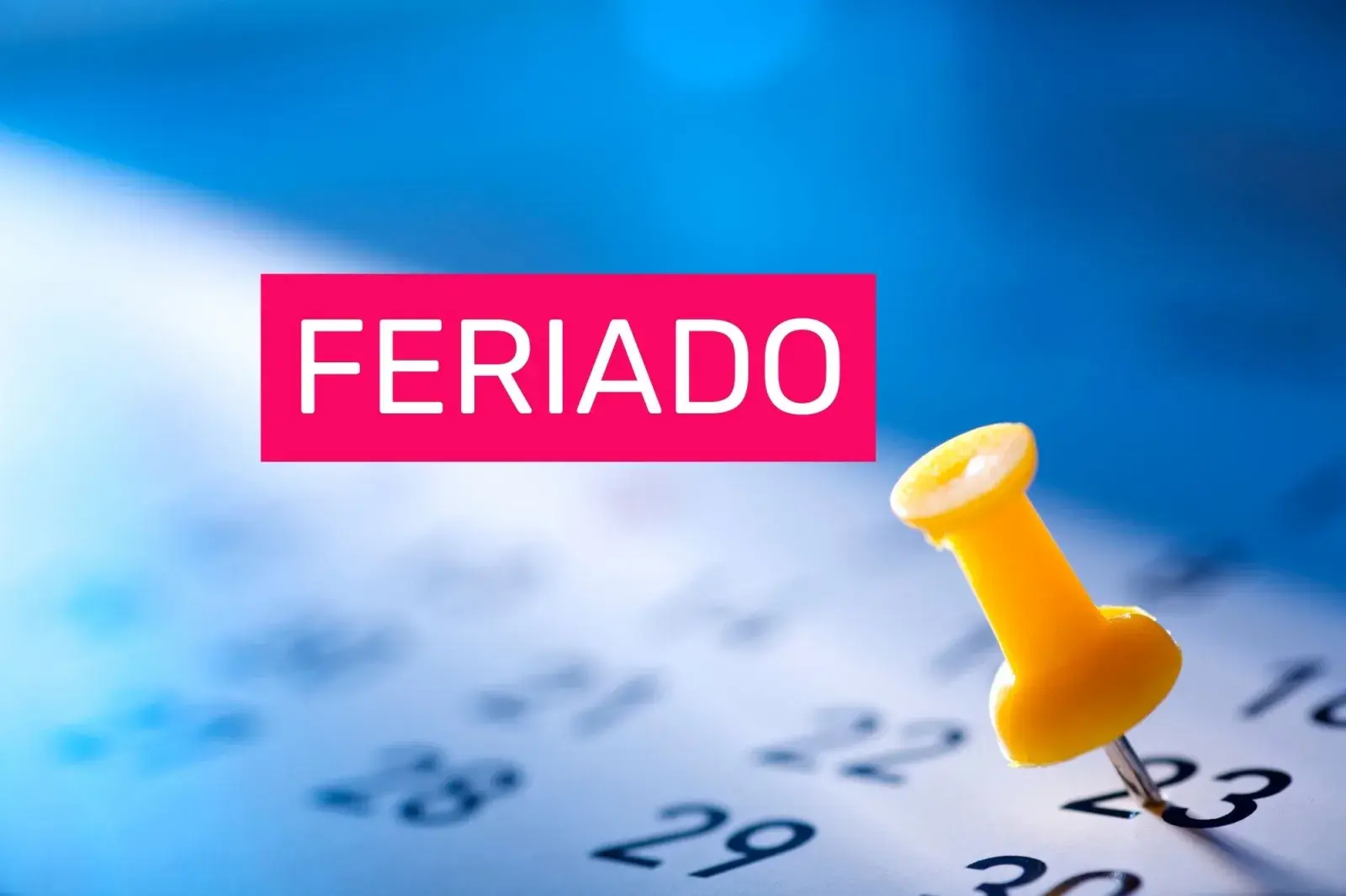 Grafica indicando dia feriado