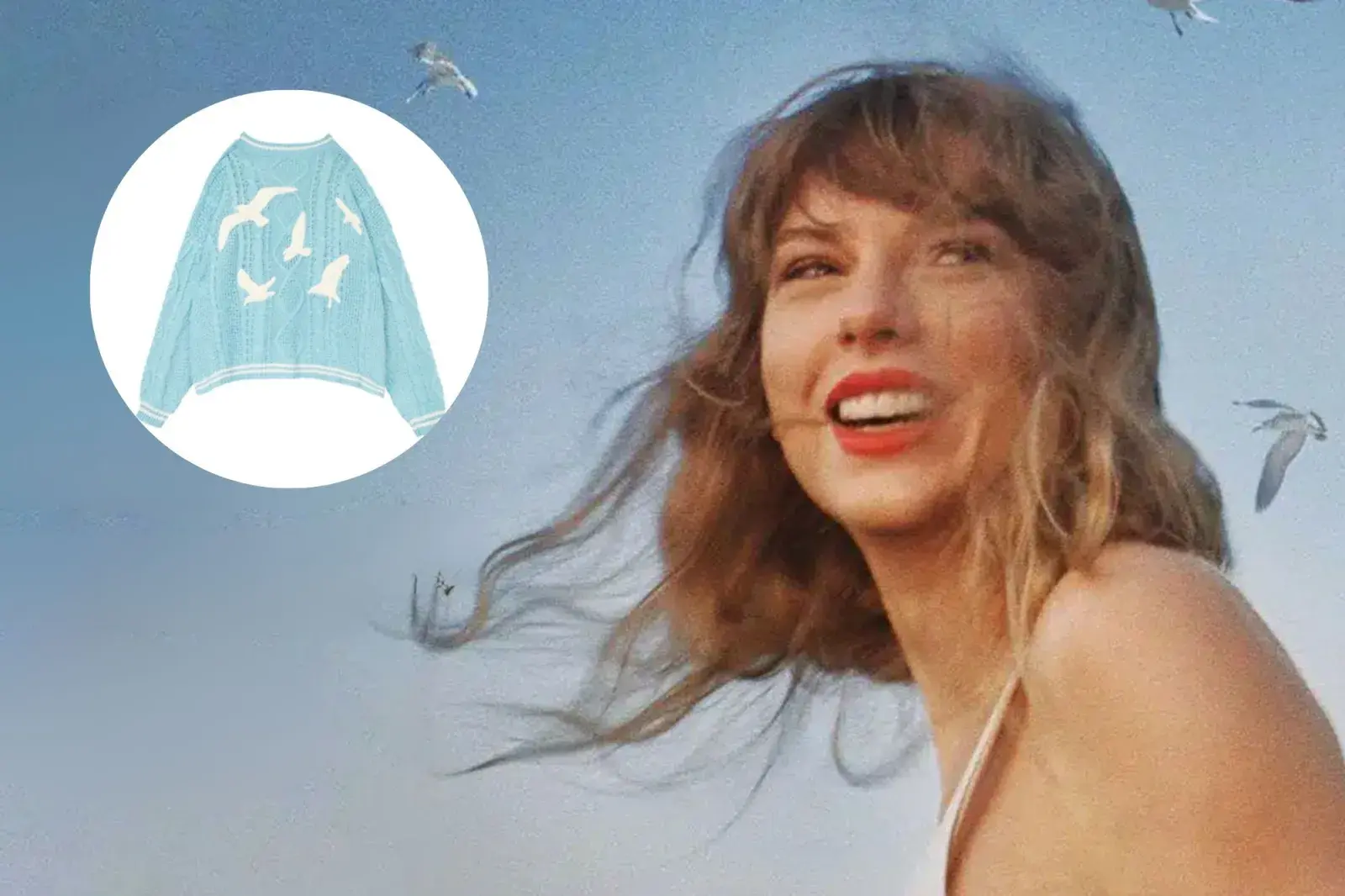 Taylor Swift puso a la venta un hermoso cárdigan para celebrar el relanzamiento de su icónico disco, 1989.