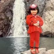 Kari Gao, de pequeña, en China.