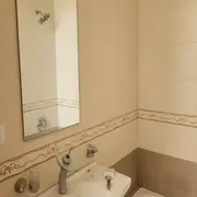 El baño antes de la remodelación.