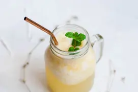 Batido con cúrcuma: riquísimo, fácil de hacer y muy saludable.