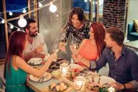 Celebración: disfrutemos sin pensar en las calorías.