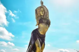 El insólito error en la estatua de Shakira que no pasó desapercibido por sus fans.