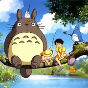 Totoro, todo un emblema de la obra de Miyazaki y del cine de animación japonés.