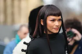 Zendaya durante la Semana de la Moda en París.