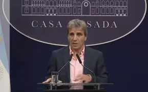 Luis Caputo anunció que el Gobierno retiró el capítulo fiscal de la Ley Ómnibus.