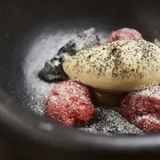 El helado de asado, una creación del chef Dave Soady.