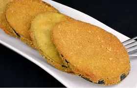 Milanesas de berenjena: un clásico.