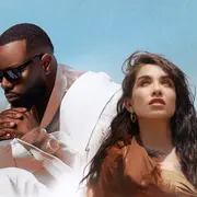 María Becerra con Gims en el arte de Sin ti, su nuevo tema en francés.
