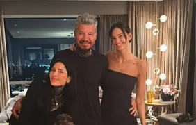 Los Tinelli en la despedida de soltera de Cande.